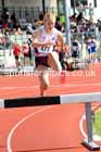 Womens under-17s 1500 metres steeplechase, 2023 Northern Under-13s, Under-15s and Under-17s, Middlesbrough.  Photo: David T. Hewitson/Sports for All Pics